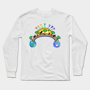 Pet Rainbow Bridge Journey Long Sleeve T-Shirt